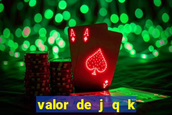 valor de j q k en blackjack